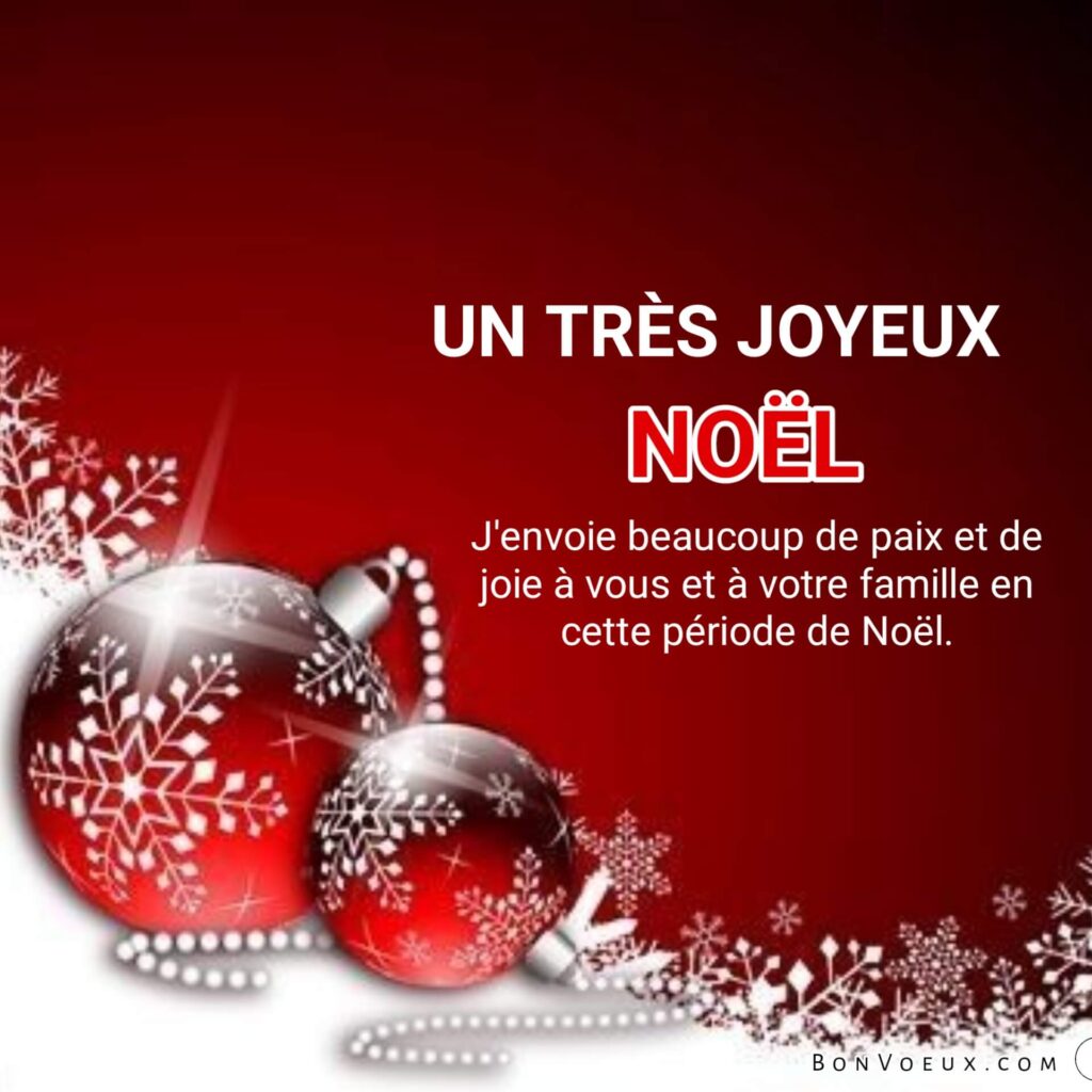 Joyeux Noël Voeux