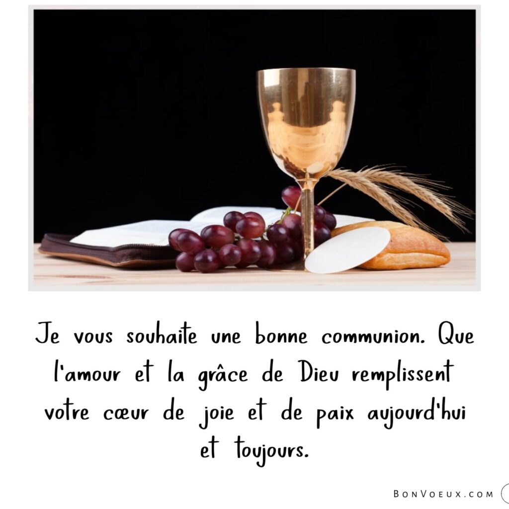 Vœux De Communion Prayer
