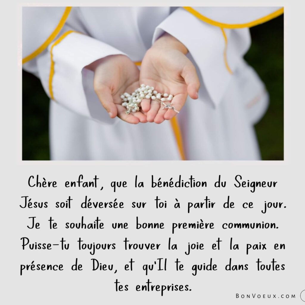 Vœux De Communion Scripture
