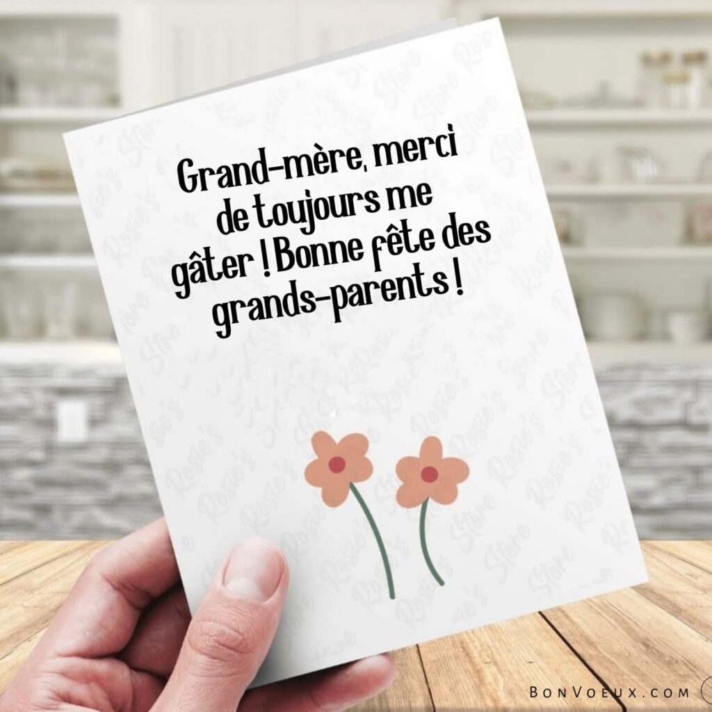 Message Court Pour Les Grands-Parents
